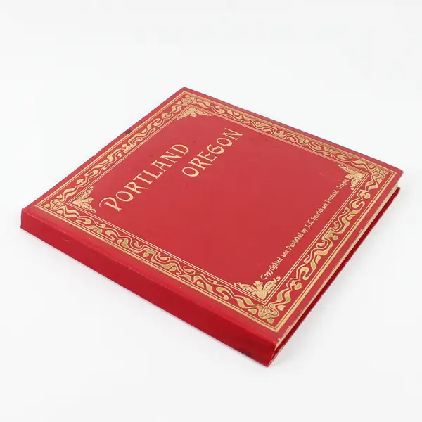 Portland Oregon From The Heights West of the City Looking East Panoramic Photo