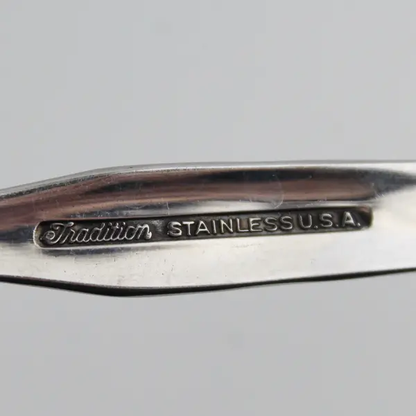 Tradition Flatware Unknown Pattern Stainless Serving Fork 8.5" Rare
