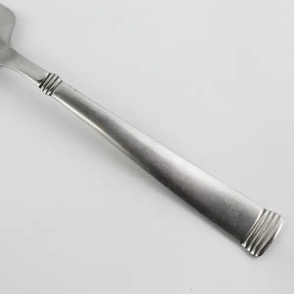 New Traditions Flatware Unknown Rare Pattern 18/8 SS Serving Fork 8.5" Good
