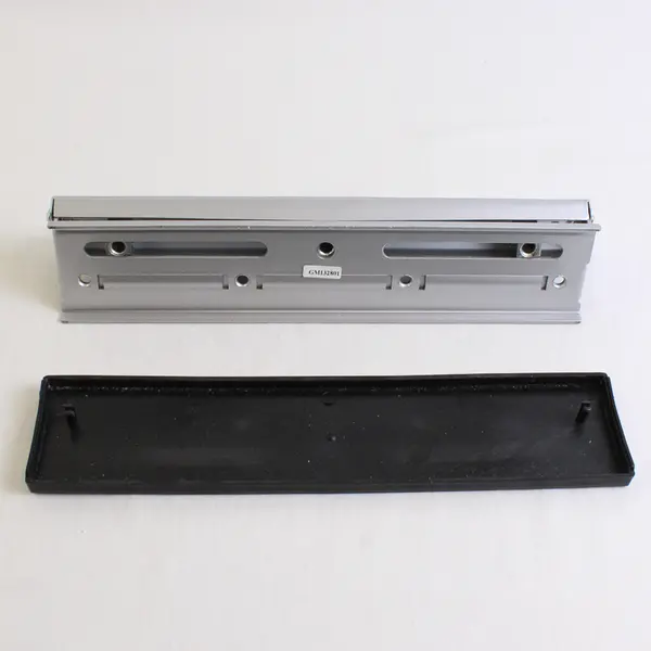 Swingline Silver/Black Desktop Adjustable 3 Hole Paper Punch 12" Long