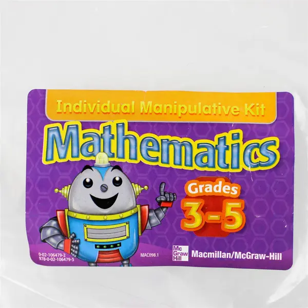 Macmillan/McGraw-Hill Individual Math Manipulative Kit Grades 3-5