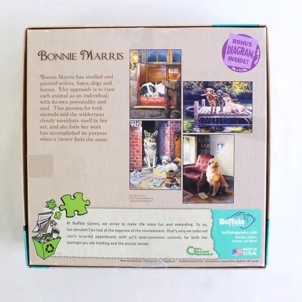 Bonnie Marris Best Friends Are Welcome 1000 Pc Jigsaw Puzzle, 27"x20" Complete