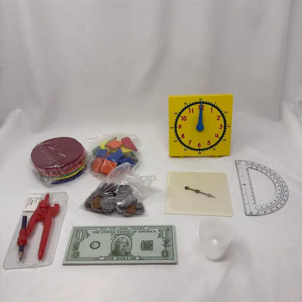 Mixed Lot Macmillan McGraw-Hill Math Manipulative Grades 3-5 Clock Money