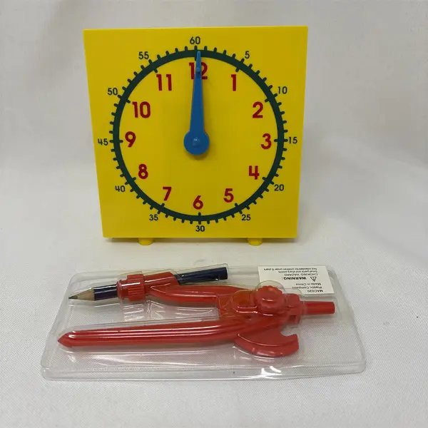 Mixed Lot Macmillan McGraw-Hill Math Manipulative Grades 3-5 Clock Money