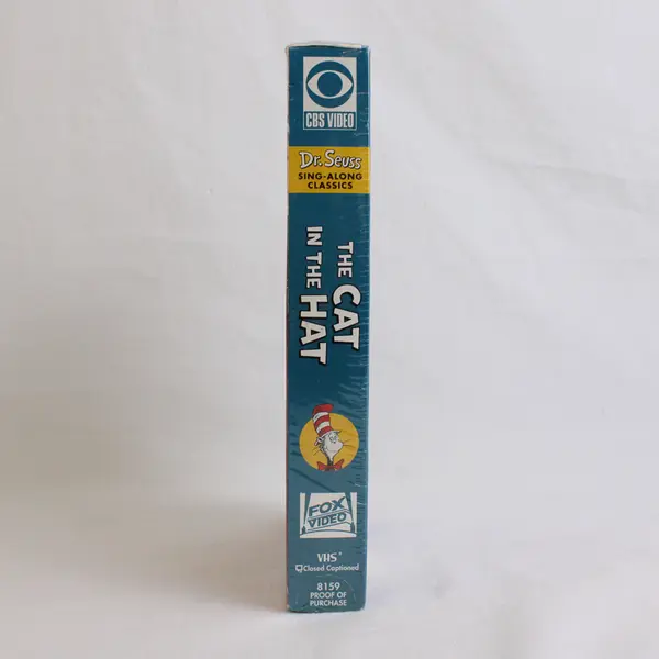 Dr. Seuss The Cat in The Hat Animated Sing-Along Classics VHS Tape, 1985 Sealed