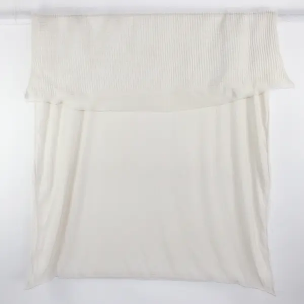 Unbranded Solid White Color Waffle Fabric Twin Duvet/Comforter Cover