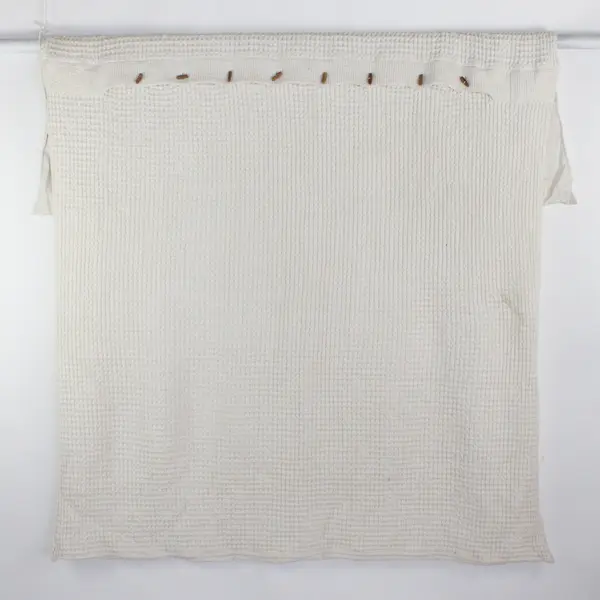 Unbranded Solid White Color Waffle Fabric Twin Duvet/Comforter Cover