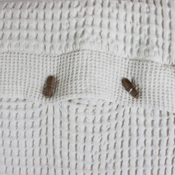 Unbranded Solid White Color Waffle Fabric Twin Duvet/Comforter Cover