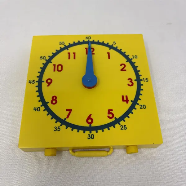 Lot of 8 Learning Clocks Teaching Manipulatives Movable Hands