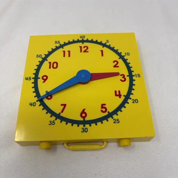 Lot of 8 Learning Clocks Teaching Manipulatives Movable Hands