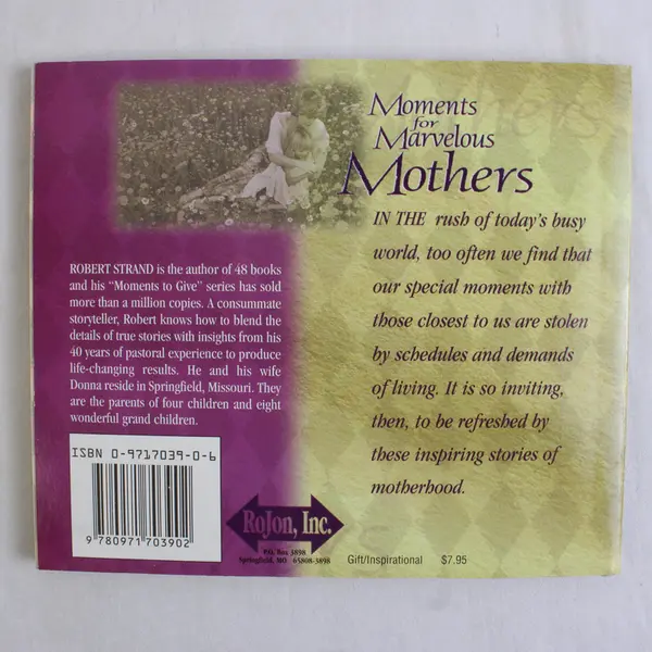 SC Book - Moments for Marvelous Mothers #2799, 2004