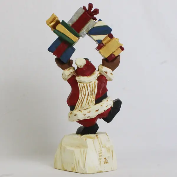 David Frykman Collection Santa Figurine Juggling Present "Christmas 1995" 8.5"