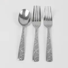 Lot of 3 Cambridge Conquest Assorted Silverware Utensils Stainless Steel
