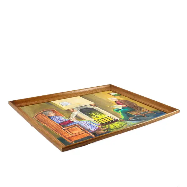 Dane Kennedy Oil Painting "Quiet Evening" 1967 21x27in Mid-Century Canvas