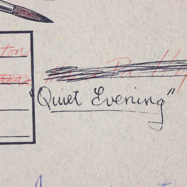 Dane Kennedy Oil Painting "Quiet Evening" 1967 21x27in Mid-Century Canvas