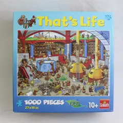 Goliath That's Life: The Brewery Pub Jigsaw Puzzle 1,000pc 27"x19", Complete 