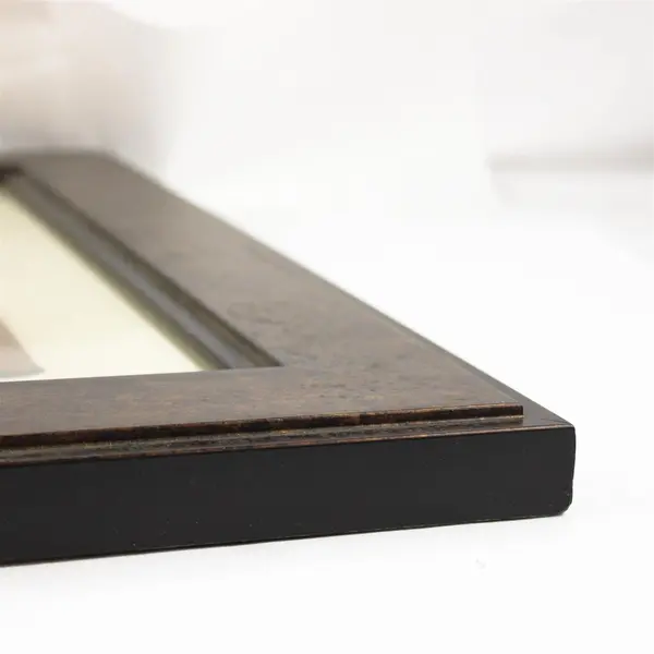 Henry Kim 'Morning Calm I' Framed Oil Print 21 x 45 in