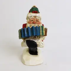 David Frykman Collection Santa Figurine Playing Music "Christmas 1995" 4.75"