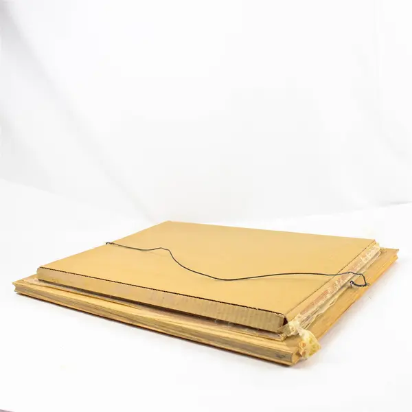 Vintage Framed Southwestern Pottery Scene Needlepoint in Wood Frame 16.5x20.5