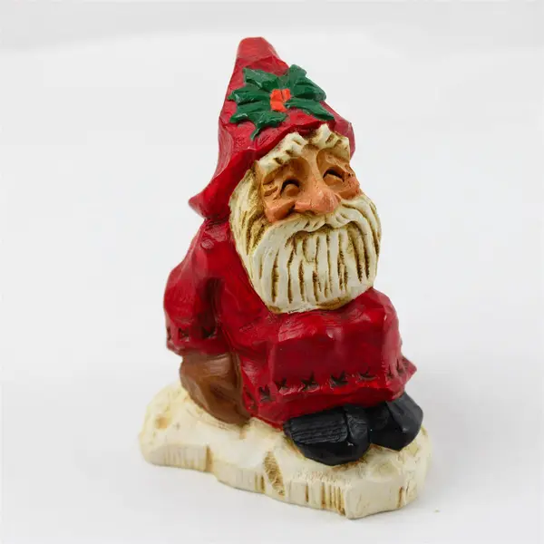 David Frykman Collection Happy Sitting Santa Figurine "Oh, The Joy!" 5" 1994