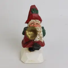 David Frykman Collection Santa Figurine Playing A Trumpet "Oh, The Joy!" 5" 1994
