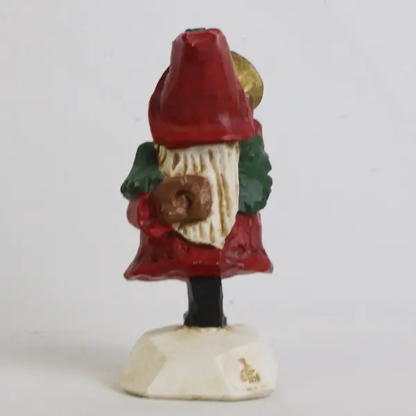 David Frykman Collection Santa Figurine Playing A Trumpet "Oh, The Joy!" 5" 1994