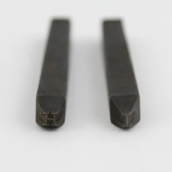 Vtg Machinist Steel Alphabet Tool Metal Die Punch Set A-Z Incomplete