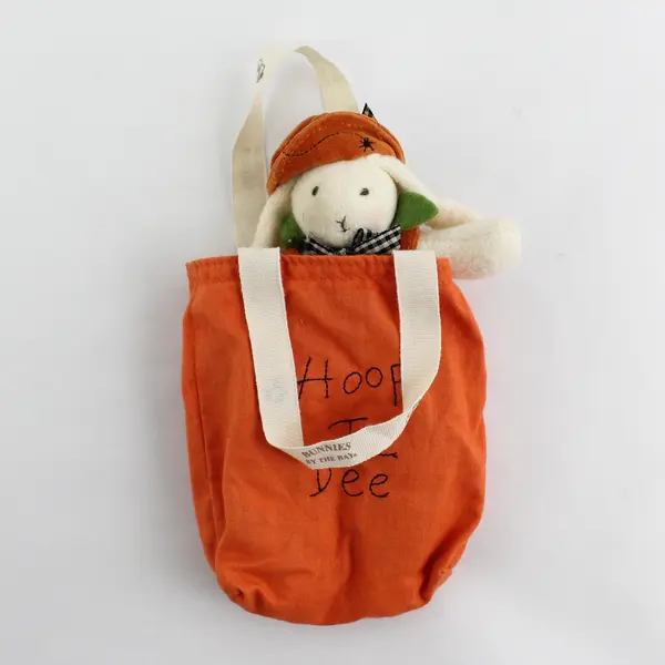 2002 Hallmark Bunnies By The Bay Petite Pete Hoop Te Dee Plush 8"