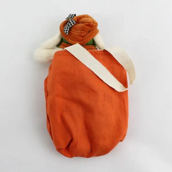 2002 Hallmark Bunnies By The Bay Petite Pete Hoop Te Dee Plush 8"