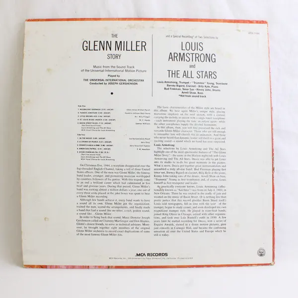 The Glenn Miller Story Original Broadway Cast Album MCA Records