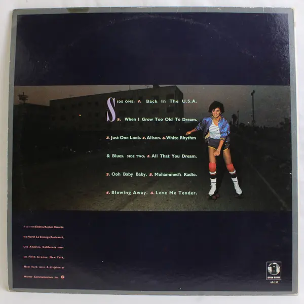 Linda Ronstadt Living in the USA Vinyl Record Asylum Records