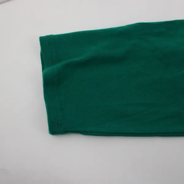 Liz Claiborne Solid Green Color Long Sleeve T-Shirt 100% Cotton Women's Size XL