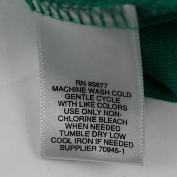 Liz Claiborne Solid Green Color Long Sleeve T-Shirt 100% Cotton Women's Size XL