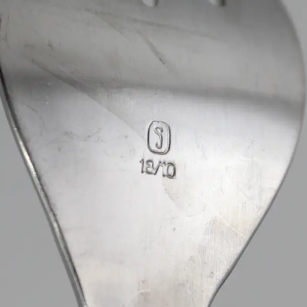 Lot of 3 Gourmet Settings Beam Pattern 18/10 SS Serving Forks 10" Rare HTF Piece