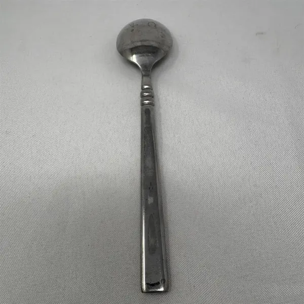 Set of 5 Oneida Tortola Stainless Oval Soup Spoons 