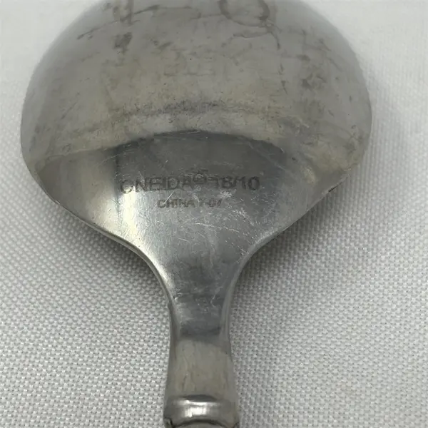 Set of 5 Oneida Tortola Stainless Oval Soup Spoons 