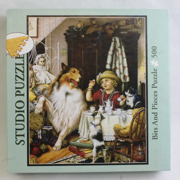 Bits And Pieces Studio 500 pc. Jigsaw Puzzle: One Lump or Two? Complete #01-0152