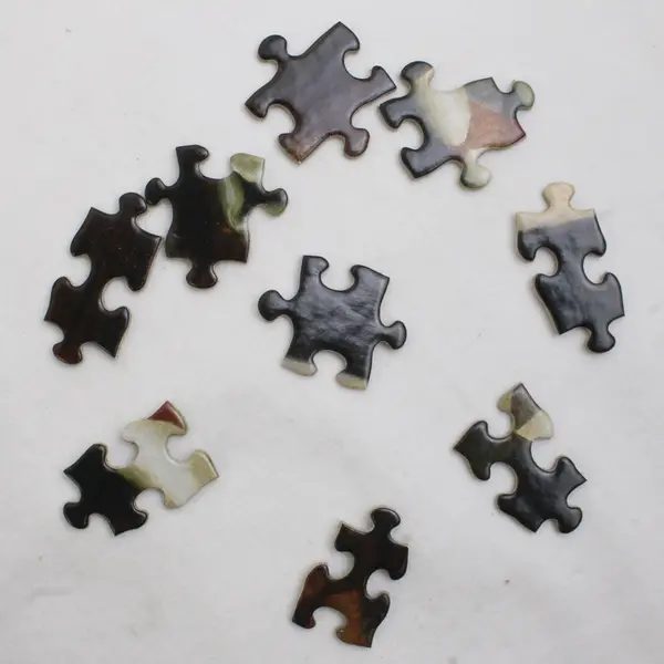 Bits And Pieces Studio 500 pc. Jigsaw Puzzle: One Lump or Two? Complete #01-0152