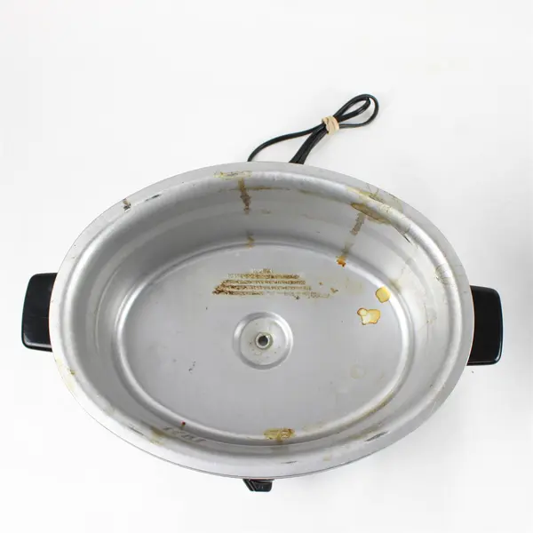 6-Quart Manual Slow Cooker Crockery Oval Ceramic Insert Dishwasher Safe