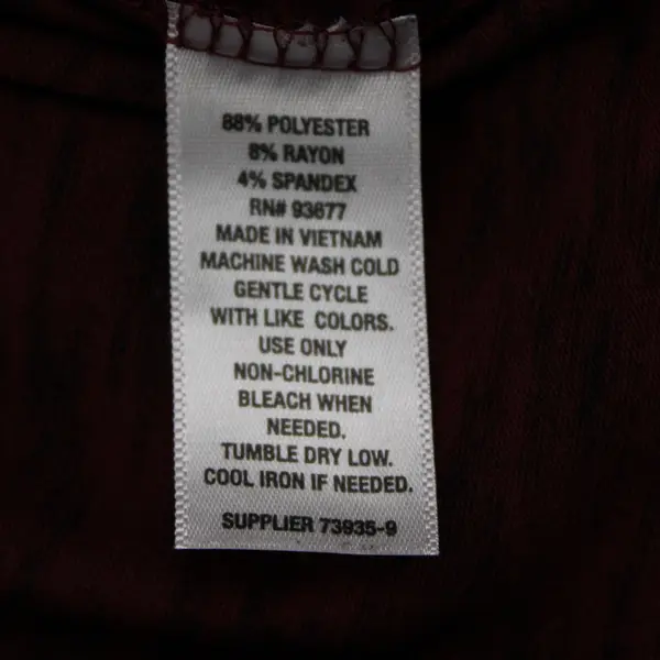 A.n.a Red & Black Speckled Long Sleeve T-Shirt Women's Size XL