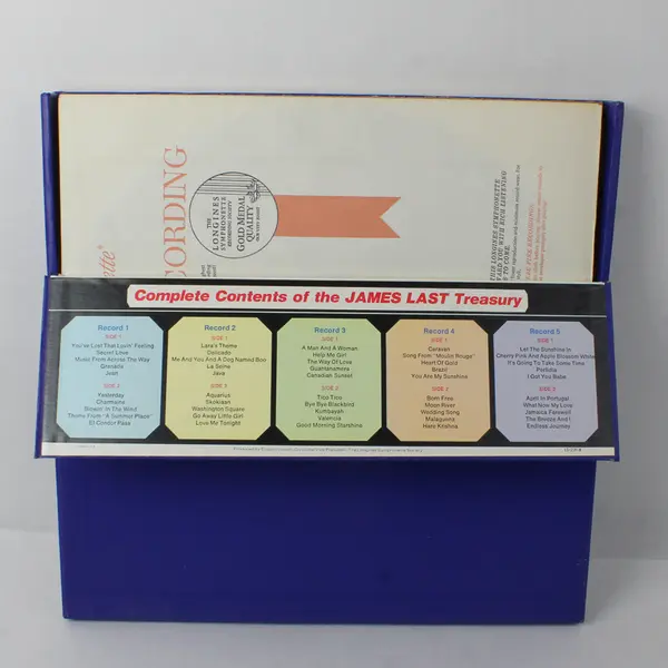 James Last - Let the Sunshine In 5x LP Boxset Longines Symphonette Society