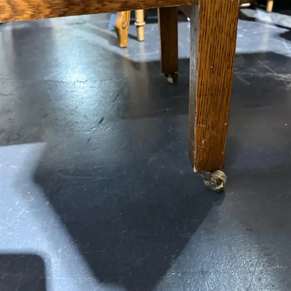 Vintage Victorian Style Wood Dresser Swivel Mirror (Flawed)- Local Pickup Only