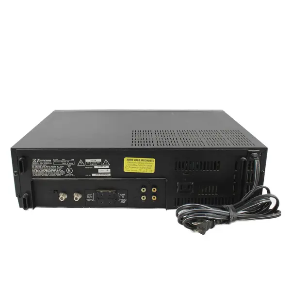 Emerson VCR872 Front Load VCR Video Cassette Recorder - Powers On