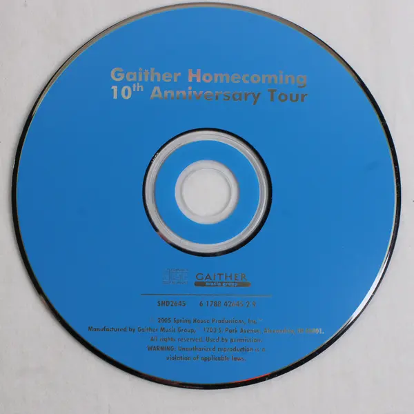 Gaither Homecoming 10th Anniversary Tour: Ten (CD, 2005) Christian