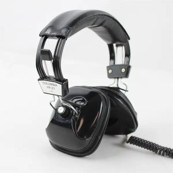 Vintage Columbia Dynamic Stereo Headphones HP-21 