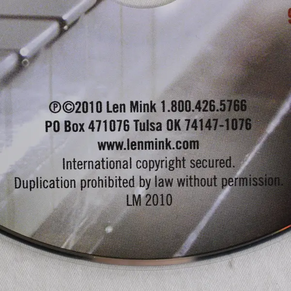 2010 Len Mink Redemption Gospel Christian CD