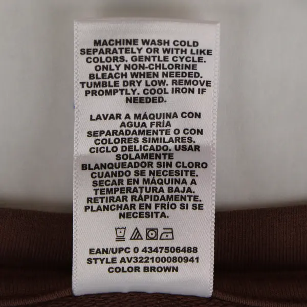 AVIA Solid Brown Color Long Sleeve Sweatshirt V-Neck Women's Size XL