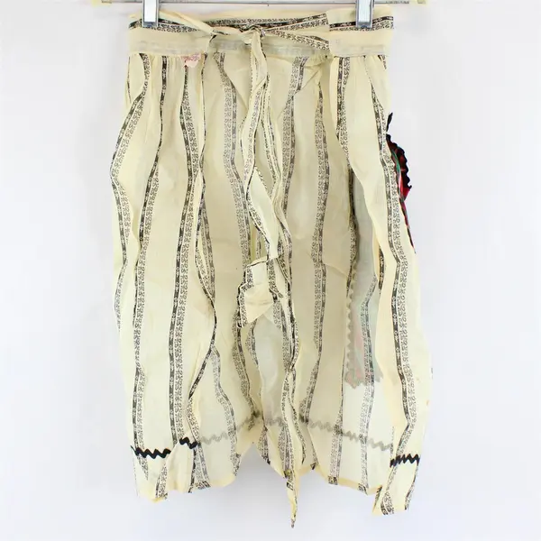 Vintage Jay Dee Jack Dempsey Striped Half Apron with Pocket FLAWED