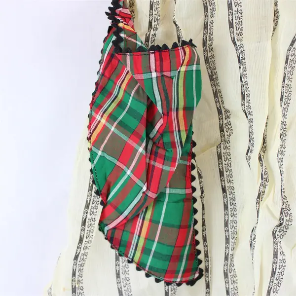 Vintage Jay Dee Jack Dempsey Striped Half Apron with Pocket FLAWED