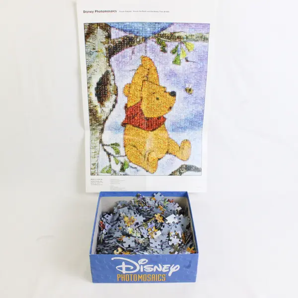 Disney Photomosaics Winnie Pooh Honey Tree 1,026 Pc. Jigsaw Puzzle, Complete